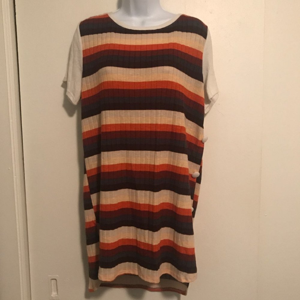 Dolce Bianca Long Length Ribbed Sweater